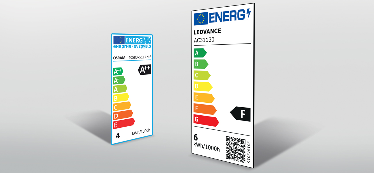 Nouvelles étiquettes énergétiques des ampoules