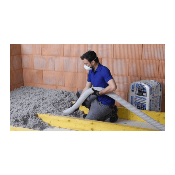 Mise en œuvre de la ouate de cellulose
