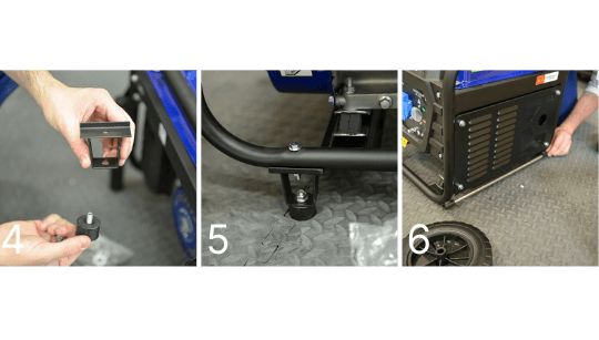Etapes de montage d'un groupe électrogène
