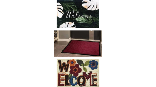 3 exemples de tapis d'ambiance