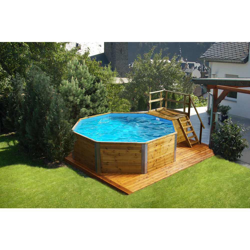 Piscine hors-sol en bois