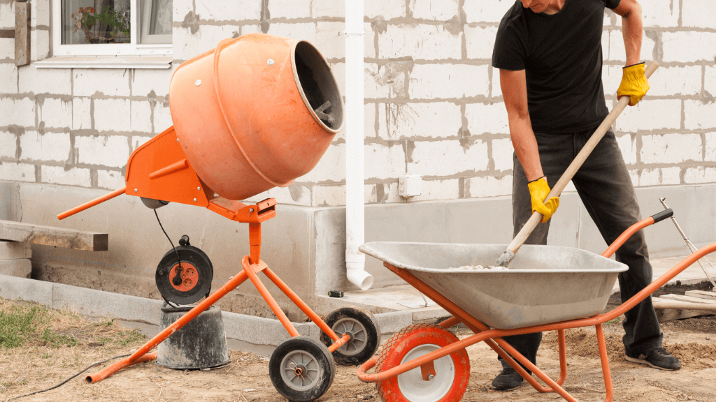 volume beton dans betonnière 160 litres