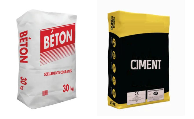 différence entre le ciment et le beton