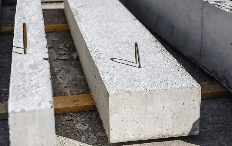 Liteau en beton 