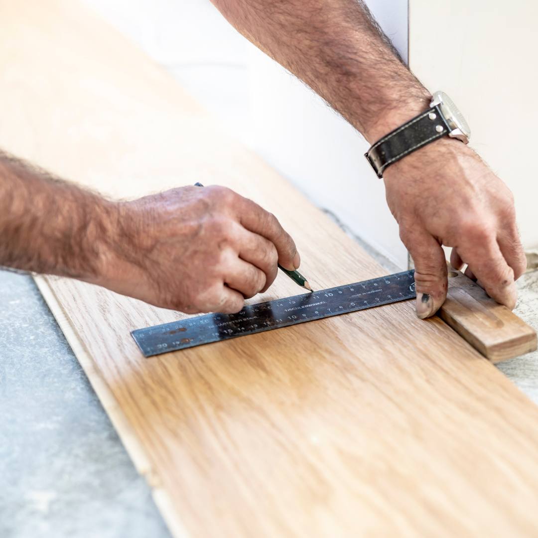 Mesures de parquet flottant