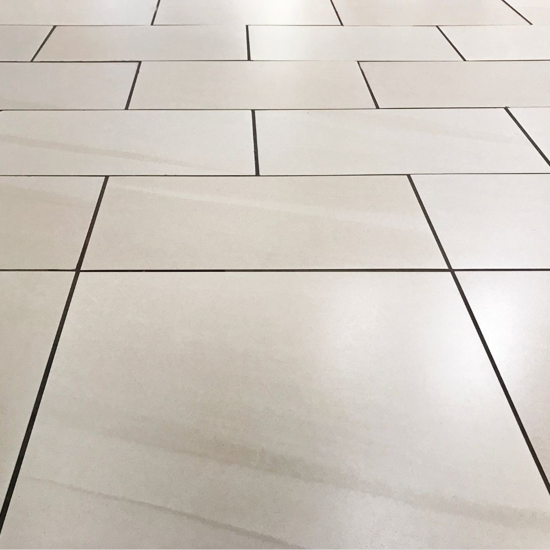Sol carrelage blanc