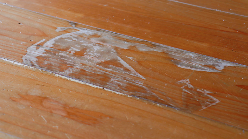 Parquet abîmé